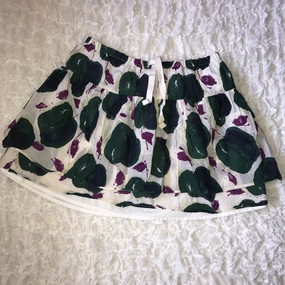 J. Crew Girls' Apple Print Skirt Size 12